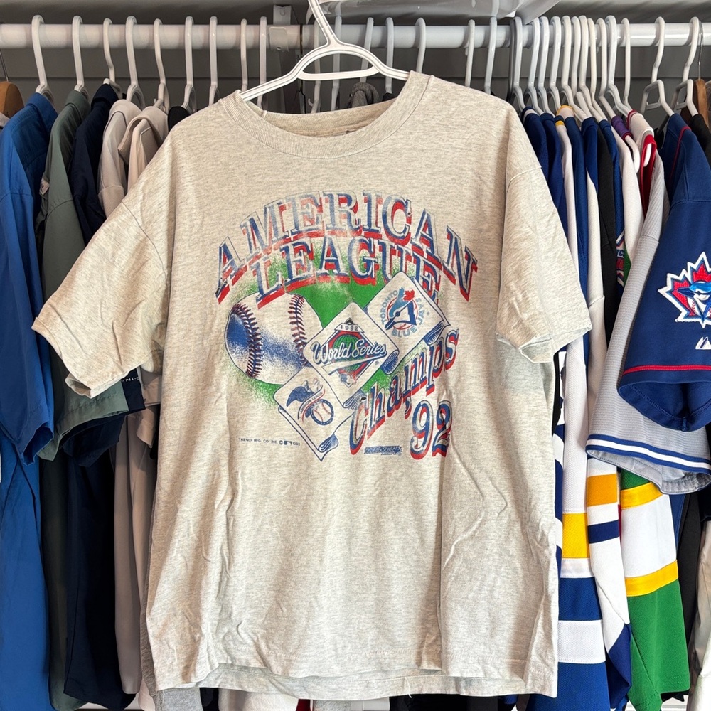American League Champs 92 T-Shirt real vintage